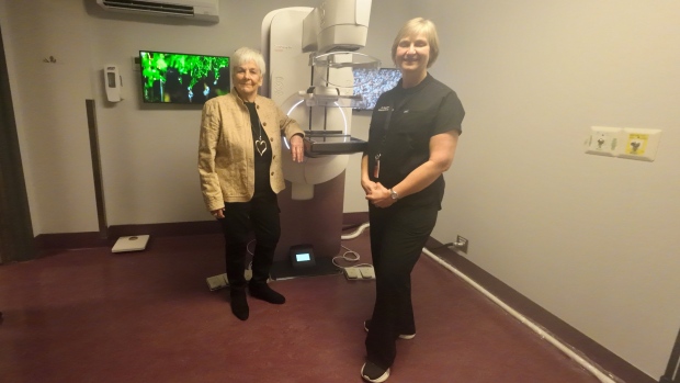 Erie Shores HealthCare introduces new mammography machine in Leamington, Ont., on Thursday, May 16, 2024. (Bob Bellacicco/CTV News Windsor)