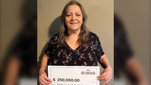 Patricia Doiron of Sault Ste. Marie won $250,000 playing Instant Bingo Multiplier. (Supplied)