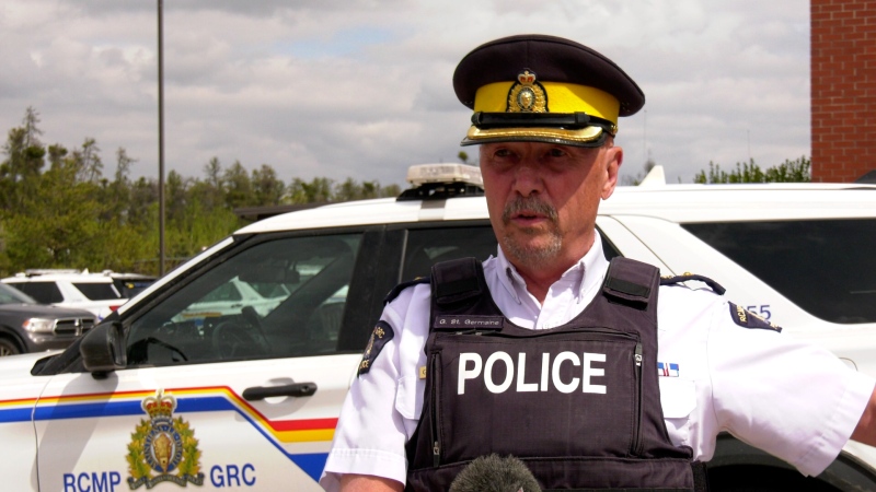 Superintendent Grant St. Germaine is the head of traffic enforcement for the Saskatchewan RCMP. (Chad Hills / CTV News)