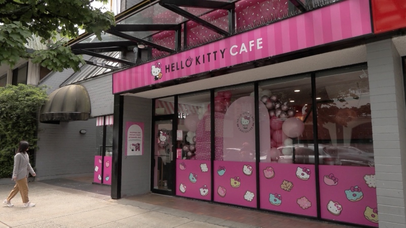 Look inside the new Hello Kitty Café