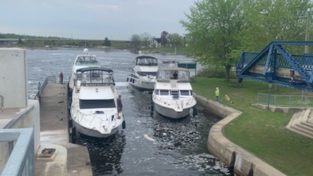 Trent-Severn Waterway Lock 45 in Port Severn, Ont., on Fri., May 17, 2024. (Courtesy: Lee Pearson/Parks Canada)