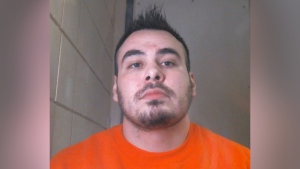 A man described by police as a violent offender was inadvertently released while attending a court hearing in Lloydminster on May 17, 2024. (Credit: RCMP) 