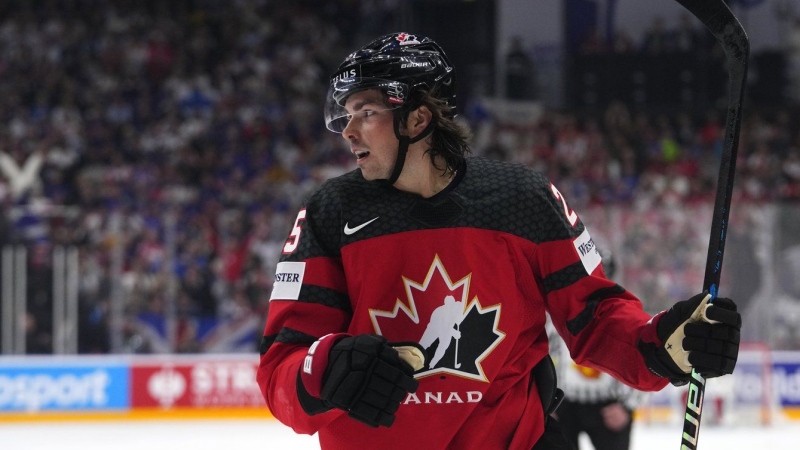Canada remained undefeated at the world hockey championship with a 5-3 win over Finland on Saturday. (Petr David Josek/The Canadian Press)