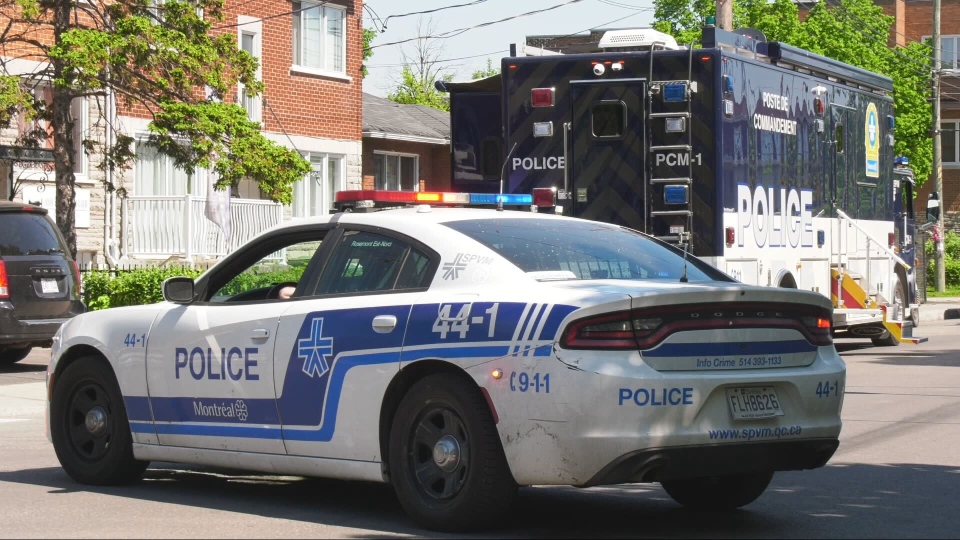 Police on the scene of Montreal's 13th homicide