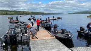 The tournament featured 77 boats from Ontario, Nova Scotia, and New Brunswick. (CTV/Avery MacRae)