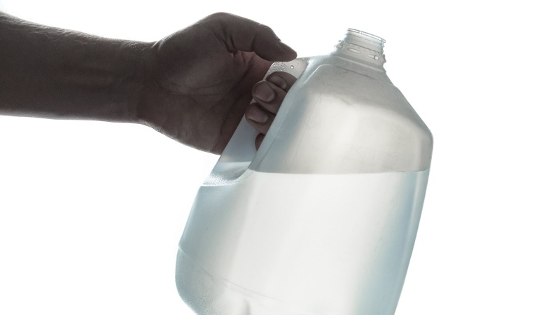 BORG, or “blackout rage gallon,” refers to a concoction often prepared in a gallon-size plastic jug. It typically contains vodka or other distilled alcohol, water, a flavor enhancer and an electrolyte powder or drink. (Benjamin Clapp / iStockphoto)