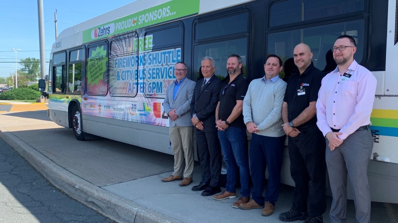 The City of Windsor and Zehrs have announced a partnership for free transit on Ford Fireworks night in June. (Stefanie Masotti/CTV News Windsor)