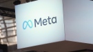 The Meta logo is seen at the Vivatech show in Paris, France, on June 14, 2023. THE CANADIAN PRESS/AP/Thibault Camus