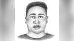 Police say a man matching this description sexually assaulted two 12 year olds in Red Deer, Alta. (Credit: RCMP)
