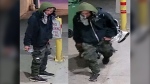 Images of a suspect wanted in a downtown Toronto arson investigation (TPS photo)