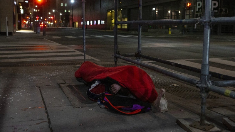 A new report says the number of older adults experiencing homelessness age faster than those who are housed, due to a number of factors. (Chris Young/The Canadian Press)