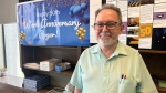 Roger Rivard celebrates his 50th work anniversary in facilities services at the University of Windsor on May 21, 2024. (Rich Garton/CTV Windsor News)
