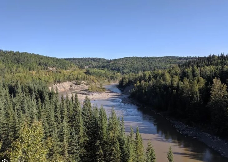 File photo of the Kiskatinaw River courtesy of RVezy.
