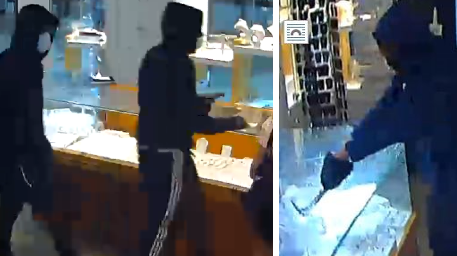 Video still of an armed robbery at Fairview Park Mall in Kitchener on May 18,2024. (Courtesy: WRPS)