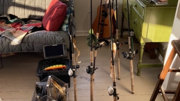 Fishing rods stolen from cottage near Port Severn, Ont on May 8, 2024 (Courtesy: Southern Georgian Bay OPP).