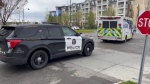 A Calgary paramedic was injured with a knife as they tried to help a patient on Tuesday.