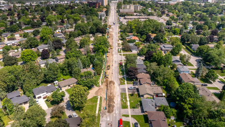 Duckworth Street in Barrie, Ont., is undergoing major road work to upgrade the busy thoroughfare. (Source: City of Barrie)