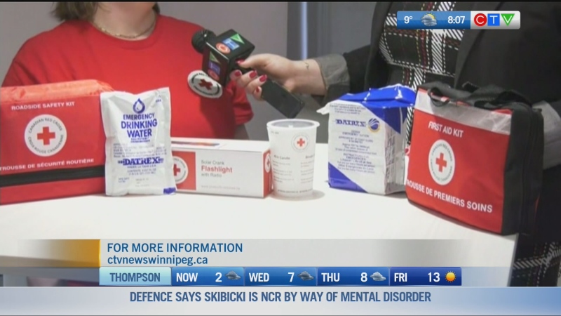 Kits with Canadian Red Cross  