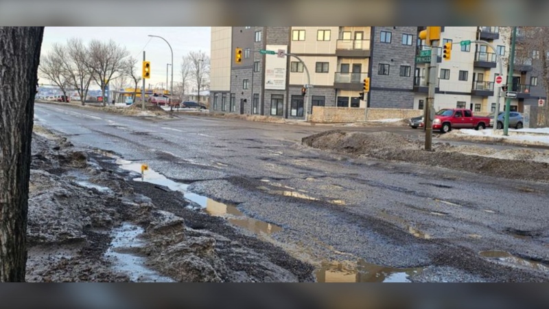 18th Street in Brandon has been named Manitoba's Worst Road. (Source: CAA Manitoba)