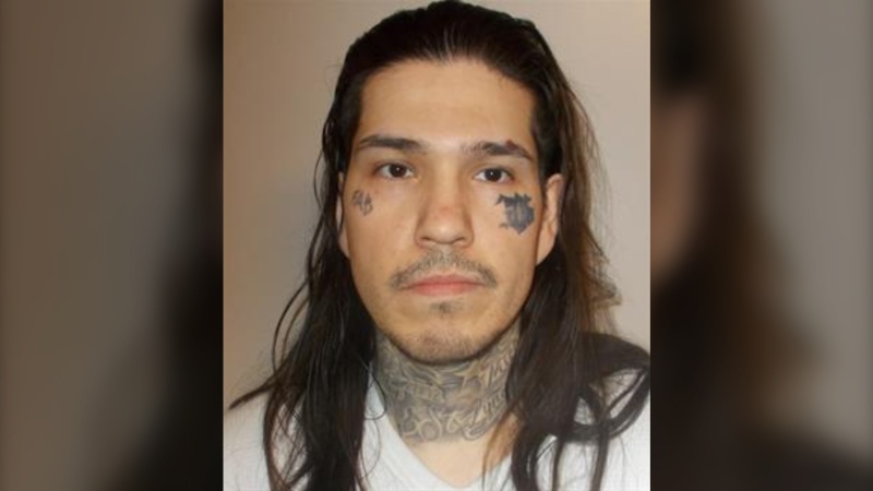 RCMP said Robertson was last known to be in Calgary on May 10, and investigators believe he may now be in the Saskatoon or North Battleford areas. His current whereabouts is unknown.(RCMP)