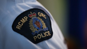 An RCMP patch is seen on the shoulder of an assistant commissioner, in Surrey, B.C., on Friday, April 28, 2023. THE CANADIAN PRESS/Darryl Dyck 