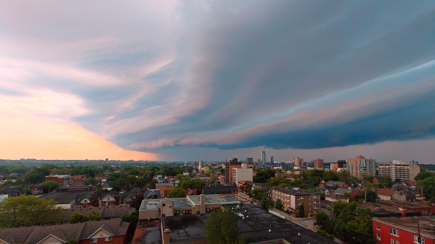 Storm passing through Ottawa on Tuesday, May 21, 2024. (Martin Guay/CTV Viewer)