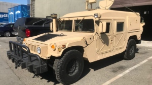 An M998 military Humvee is seen in this photo from Blueleader Enterprises Ltd.'s website. (blueleader.ca)