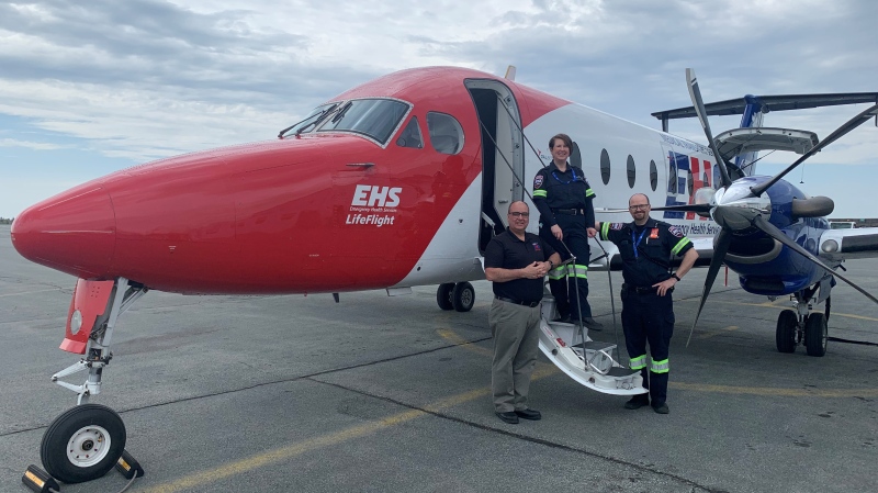 Nova Scotia's new air ambulance used to transfer non-critical patients is seen in this photo taken May 22, 2024. 