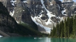 As part of their job with the Moraine Lake Bus Company, two social media savvy adventurers will need to explore every inch of Moraine Lake and document their travels. THE CANADIAN PRESS/Jonathan Hayward