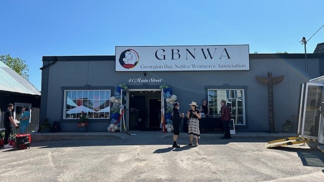 The new Georgian Bay Native Women’s Association location in Penetanguishene Ont.  (CTV News/Mike Lang)