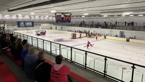 A grand opening for a new rink facility on Cote First Nation was held on Wednesday. (Sierra D'Souza Butts / CTV News) 
