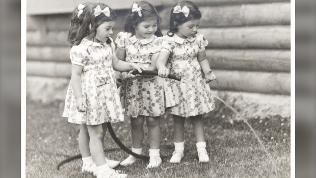 To commemorate their birthday, the Callander Museum is displaying previously unseen photos of the Dionne quintuplets this weekend. (Supplied)