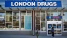 People wait outside of the London Drugs Dunbar location on Monday, April. 29, 2024. THE CANADIAN PRESS/Ethan Cairns