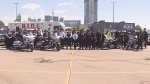 Toronto, York, Peel, Halton, and Hamilton police services along with members of the OPP gathered at Exhibition Place on May 23 for launch of the annual multi-jurisdictional Project ERASE (Eliminate Racing Activity on Streets Everywhere) education and enforcement campaign. 