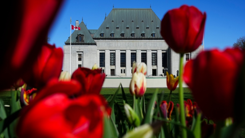 The Supreme Court of Canada is shown in Ottawa on May 6, 2024. (Sean Kilpatrick / The Canadian Press)
