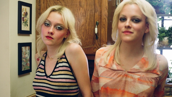 Dakota Fanning, left, and Riley Keough in a scene from 'The Runaways.' (Apparition Films, David Moir)