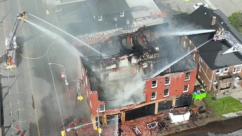 A fire may have derailed plans for a boutique hote