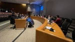 The Edmonton Public School Board at a special board meeting on May 24, 2024. (Amanda Anderson/CTV News Edmonton)
