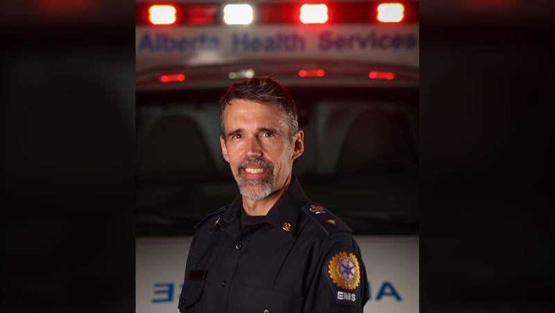 Calgary paramedic Ian Blanchard was recognized nationally for his work as a first responder. 