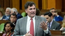 Minister of Public Safety, Democratic Institutions and Intergovernmental Affairs Dominic LeBlanc responds to a question from the opposition during Question Period, in Ottawa, Thursday, May 23, 2024. THE CANADIAN PRESS/Adrian Wyld 