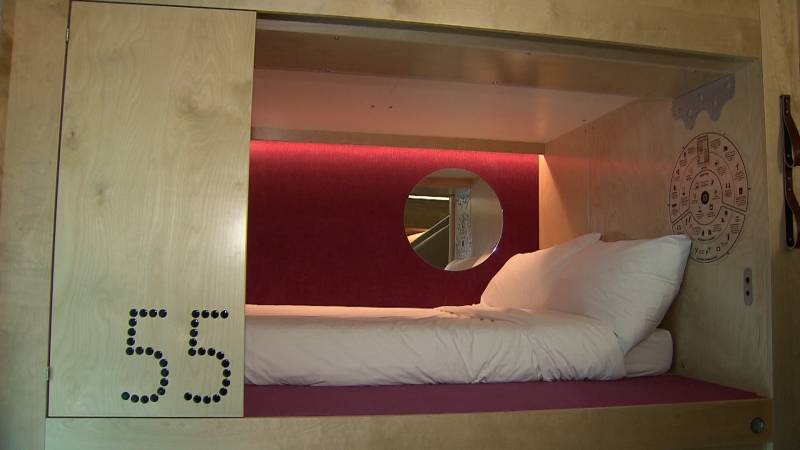 A pod hotel in Whistler is seen in this file photo. (CTV News)