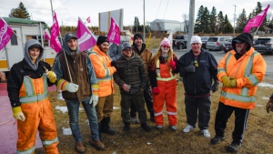 14 municipal workers n the town of Black River-Matheson represented by CUPE Local 1490 have been on the picket line since Oct. 15. 2023. (File photo/Supplied/CUPE Local 1490)