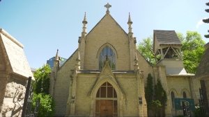 Holy Trinity Anglican Church in Winnipeg needs $7.2 million in repairs to save it from potential destruction. (Source: Daniel Halmarson/CTV News Winnipeg)