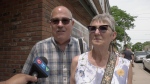 Matthew and Evelyn Dollar attended the first-ever Ford City Flea market on May 26, 2024. (Sanjay Maru/CTV News Windsor)