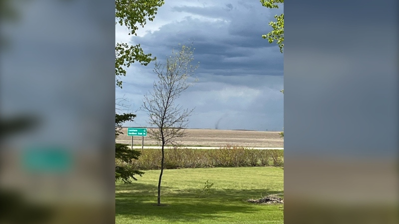 Residents near Elbow, Sask. claimed to spot a funnel cloud on May 26, 2024. (Courtesy: Ryan Boyle)