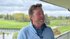 Calgary golfer Steve Blake, 56, is battling lung cancer. 