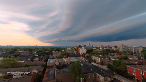 Storm passing through Ottawa on Tuesday, May 21st. (Martin Guay/CTV Viewer)
