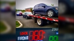 Two drivers were caught stunt racing on Limebank Road on May 27, 2024. (OPS/X)