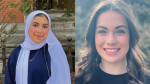 Maryam Al-Sabawi (L) and Machaila Wesch-Dawson (R) will receive scholarships as part of the terry Fox Humanitarian Award. (Source: Terry Fox Humanitarian Award)