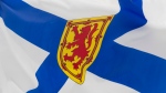 A program for youth aimed at curbing gender-based violence is expanding to dozens of schools across Nova Scotia. Nova Scotia's provincial flag flies in Ottawa, Friday July 3, 2020. THE CANADIAN PRESS/Adrian Wyld